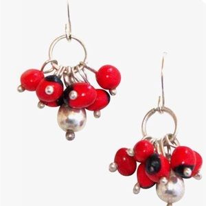 ⭐️Host Pick⭐️ Peruvian Earrings with Huayruro Red & Black Seeds by Evely…